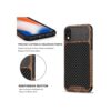 TENDLIN Funda compatible con iPhone XR de grano de madera_5