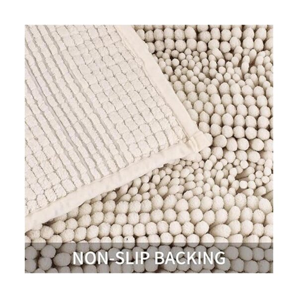 TENGTENGLINK Alfombrillas de baño para baño color blanco_4