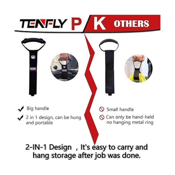 TENFLY 4 unidades 28.0 in portacables y organizadores_3