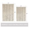 TENGTENGLINK Alfombrillas de baño para baño color blanco_5