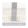 TENGTENGLINK Alfombrillas de baño para baño color blanco_3