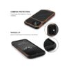 TENDLIN Funda compatible con iPhone 11 de grano de madera_4