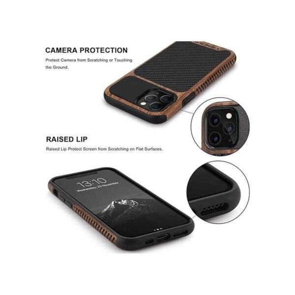 TENDLIN Funda compatible con iPhone 11 Pro Max de grano de_4