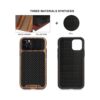 TENDLIN Funda compatible con iPhone 11 Pro de grano de_2