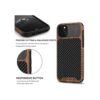 TENDLIN Funda compatible con iPhone 11 Pro Max de grano de_5