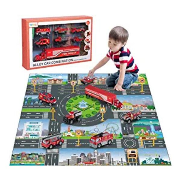 TEMI Diecast Juego de juguetes de emergencia para