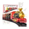 TEMI Juego de tren con motor de locomotora de vapor coche_1