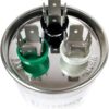 TEMCo 555 ufMFD 440 VAC Volts Round Dual Run Capacitor_2