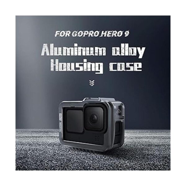 TELESIN Funda protectora de aluminio compatible con GoPro_2