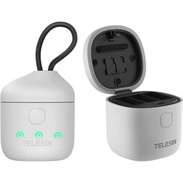 TELESIN Allin Box Cargador de batería USB para GoPro Hero_1
