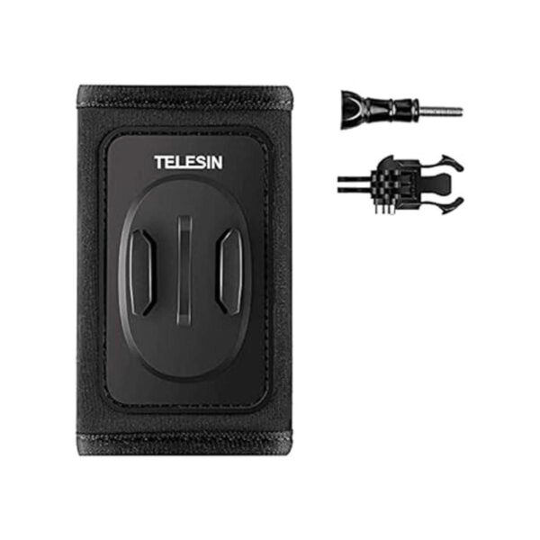 TELESIN Mochila de rotación 360 para cámara con clip de_5