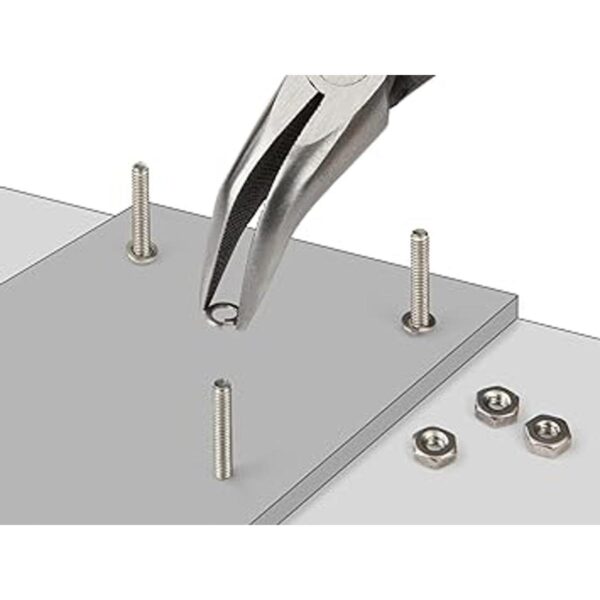 TEKTON Juego de mini alicates 8 piezas nariz de aguja