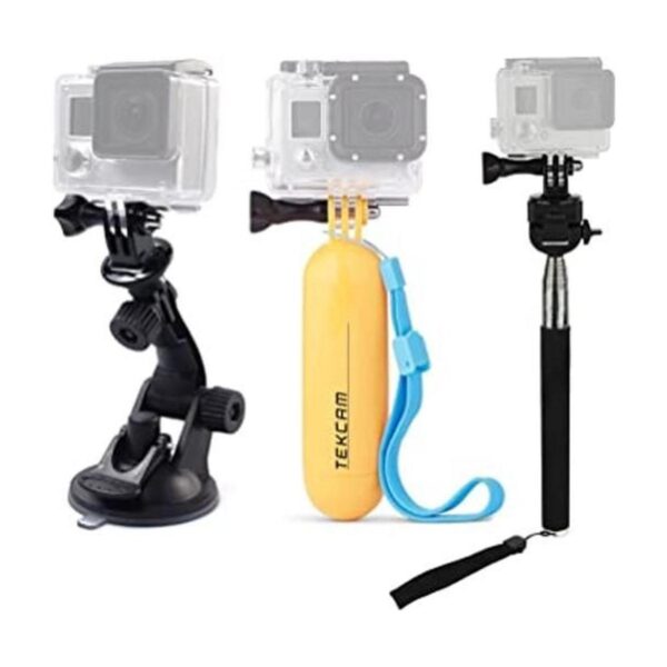 TEKCAM Kit de accesorios de cámara de acción compatible_1