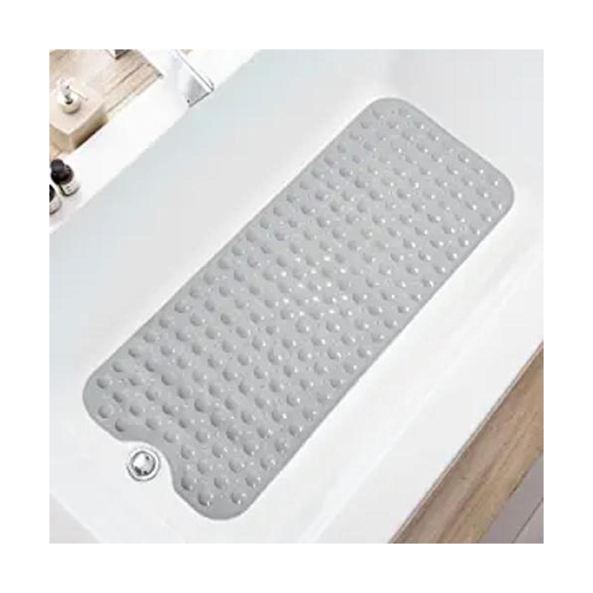 TEESHLY Tapetes para bañera extra largos antideslizantes