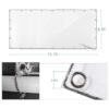 Lona impermeable transparente de 6 x 13 pies lona de PVC_2