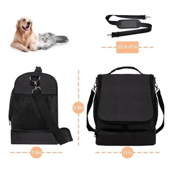 Bolsa de suministros de aseo para perros y gatos