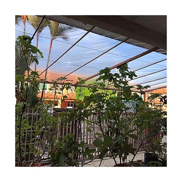 Lona impermeable transparente de 6 x 20 pies lona de PVC_4