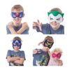 Máscaras de superhéroes para fiestas de niños paquete de_2