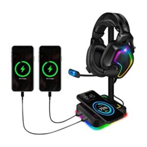 Soporte para auriculares con cargador inalámbrico TEEDOR_1