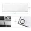 Lona impermeable transparente de 6 x 20 pies lona de PVC_2