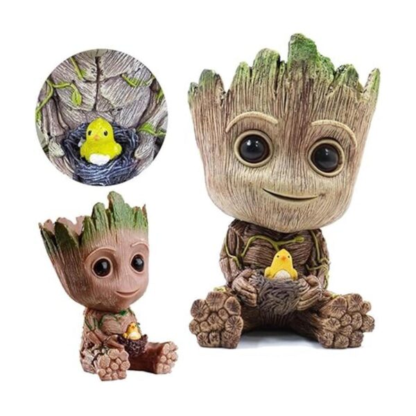 TEEMO Decoración de burbujas de aire para acuario Groot_2