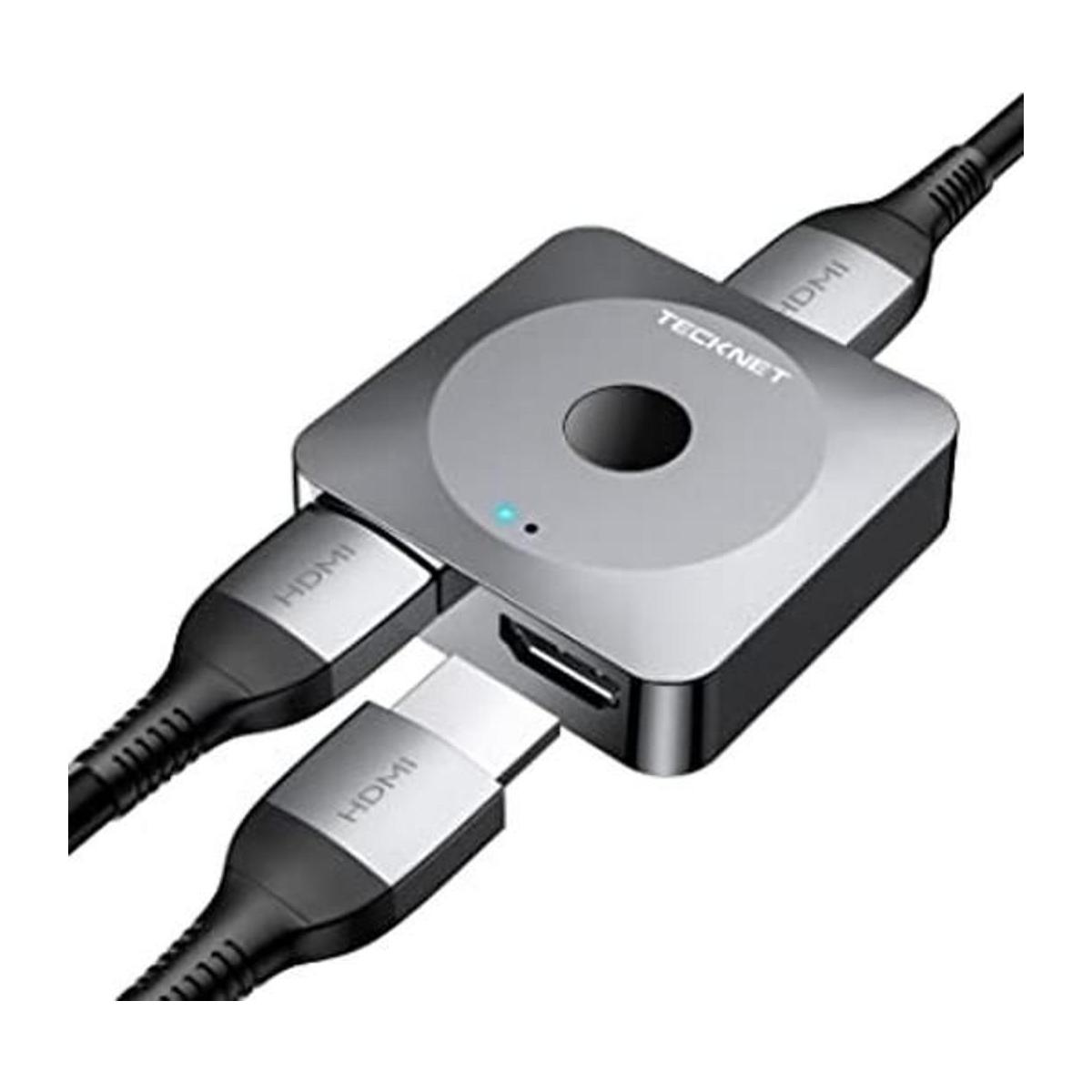 Interruptor HDMI de 4 Kx2K a 60 Hz divisor HDMI TECKNET 1