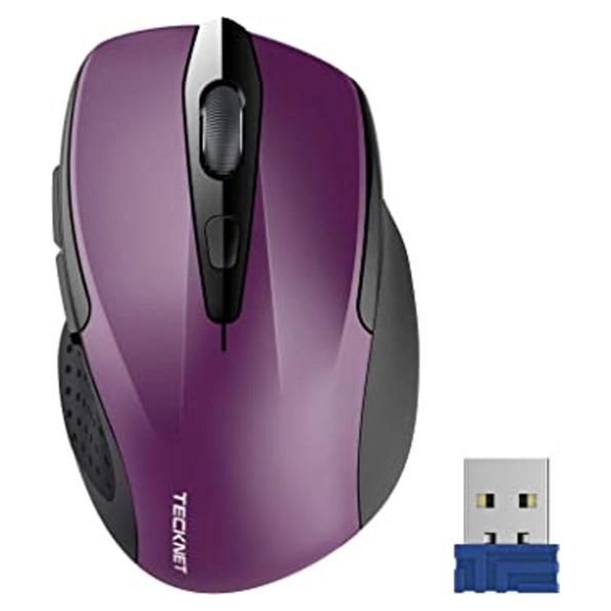 Mouse óptico ergonómico TeckNet Pro 2.4 G con