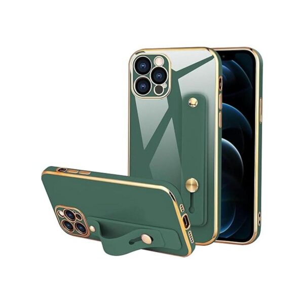 TEAUGHT Funda para iPhone 12 Pro Max TPU suave chapado_1