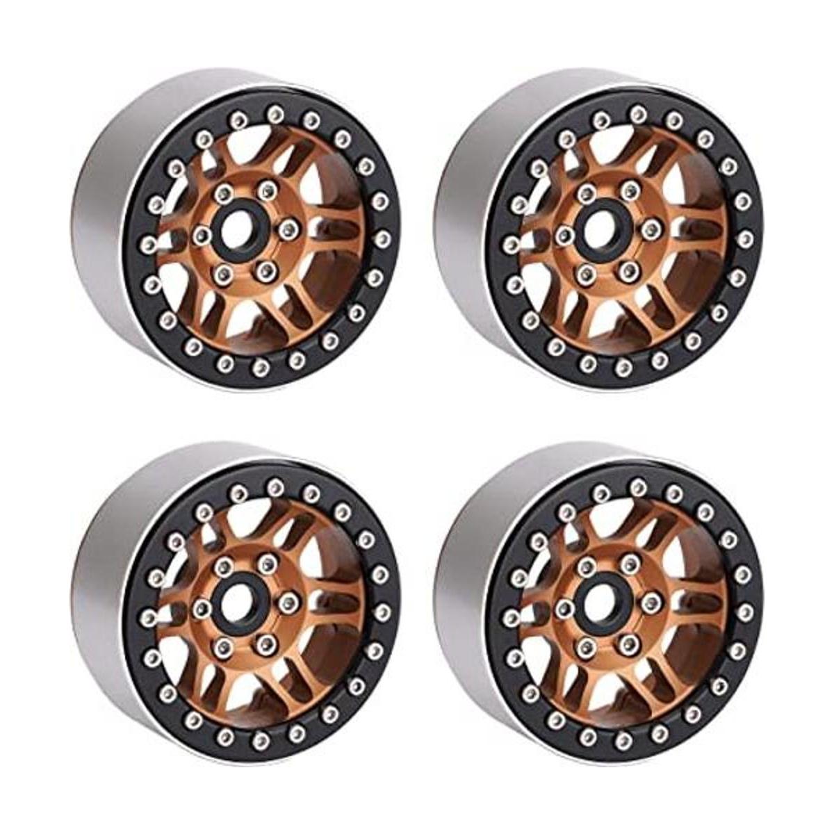 TCRC 4 cubos de aluminio de 1.9 pulgadas de alta masa RC