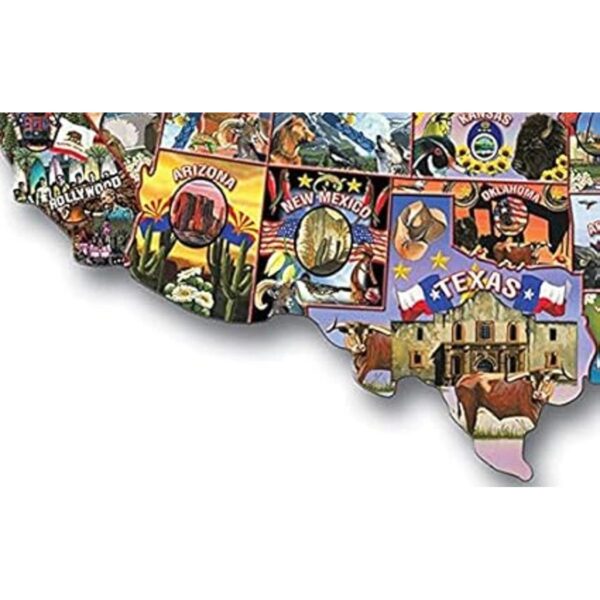 Estados Unidos en forma de rompecabezas camino viaje América_6