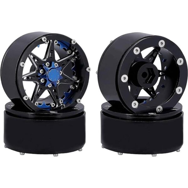 TCRC 4 unids aluminio 2.2 Beadlock rueda llanta Hubs para_4