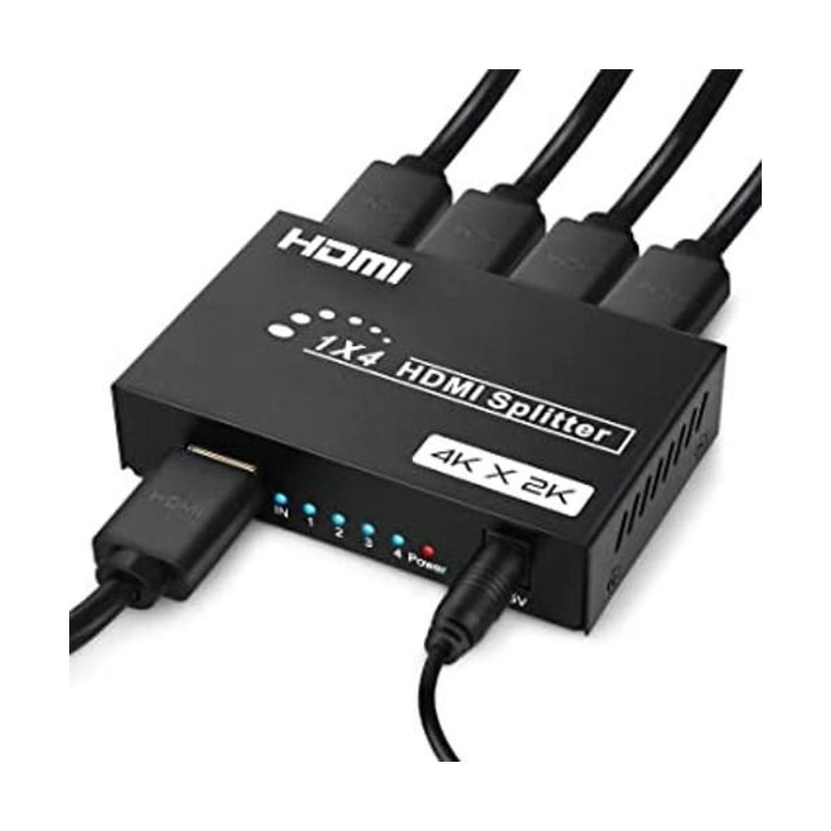 Divisor HDMI 1 en 4 salidas 4Kx2K 30Hz 1x4 distribuidor