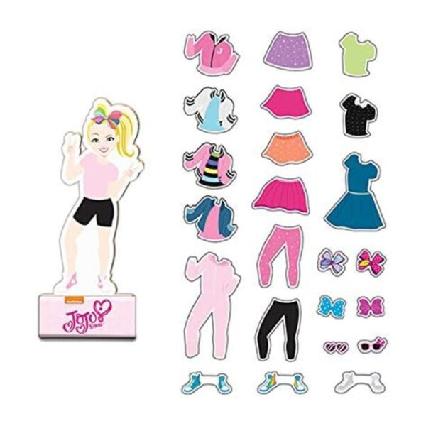 TCG Toys JoJo Siwa Vestido de madera magnética de 26 piezas_2