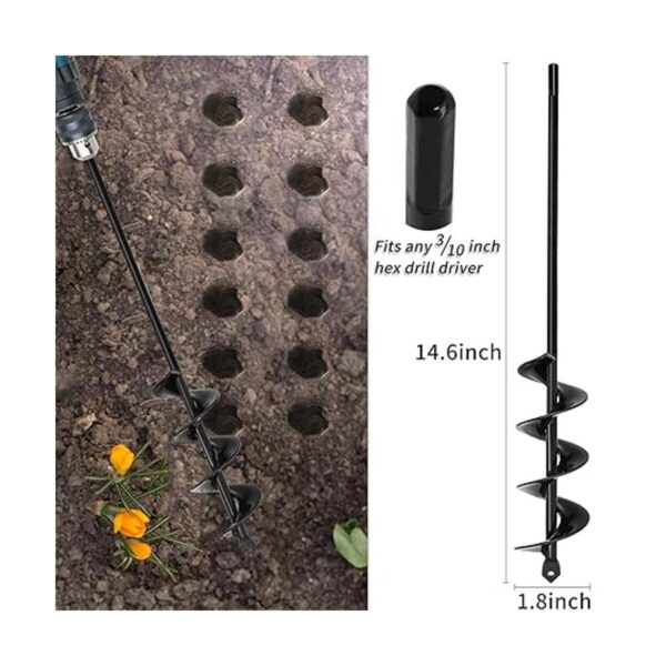 Broca para plantar flores