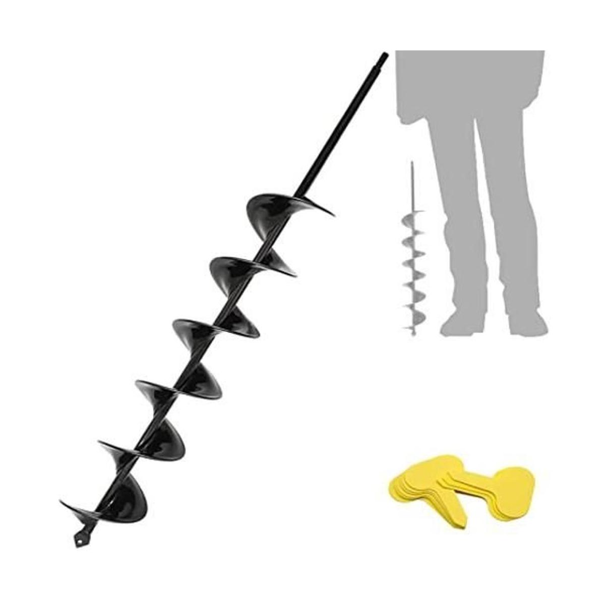 Broca de taladro de 3 x 24 pulgadas para plantar Barrena