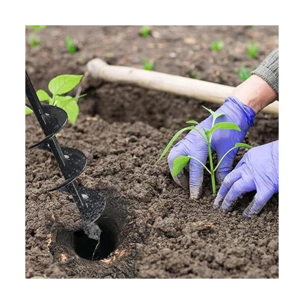 Broca para plantar flores