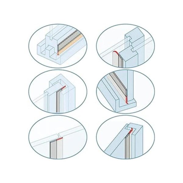 TBWHL Adhesivo de silicona para sellado de puertas y