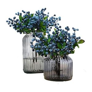 TBUY ROSE Flores artificiales falsas de bayas de_1