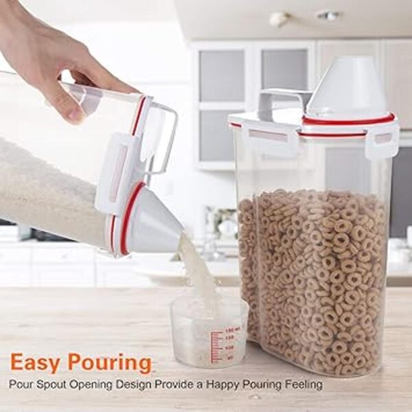 TBMax Rice Storage Container 5 Lbs Small Airtight Dry