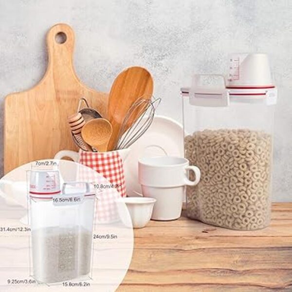 TBMax Rice Storage Container 5 Lbs Small Airtight Dry