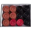 Carrom Monedas de madera para tablero 24 monedas 1_2