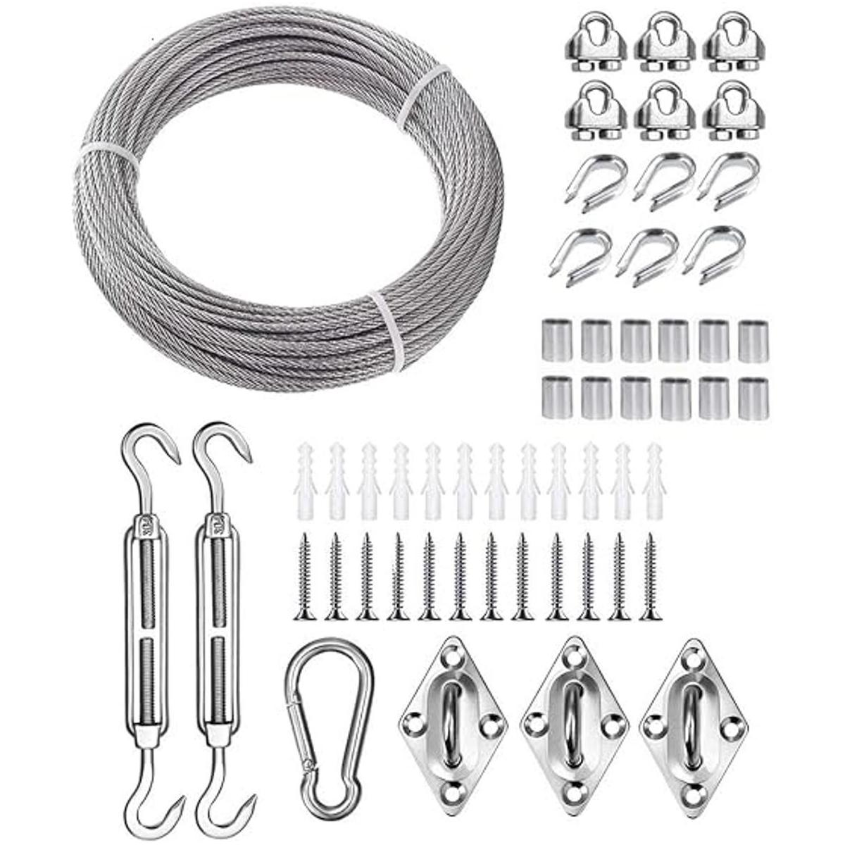 TooTaci Kit de accesorios para vela 6 pulgadas de acero