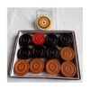 Carrom Monedas de madera para tablero 24 monedas 1_5