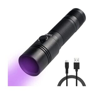 TATTU U1S Linterna UV recargable de 365 nm con luz negra_1
