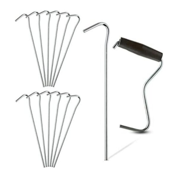 TARPATOP Pinzas de Tienda Galvanizadas 7 Set de 12_1