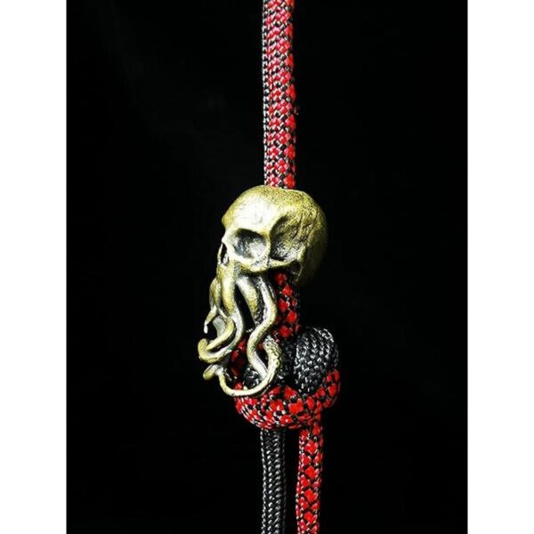 Cuentas de latón antiguo con forma de pulpo EDC para