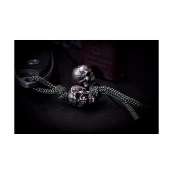 Cuentas de calavera original de latón antiguo accesorios