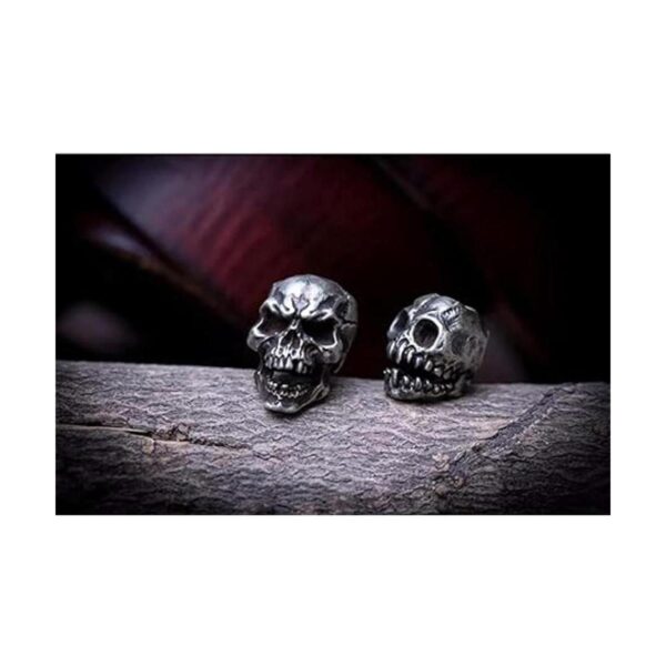 Cuentas de calavera original de latón antiguo accesorios