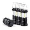 Paquete de 4 faroles solares recargables por USB 3 AA de_1