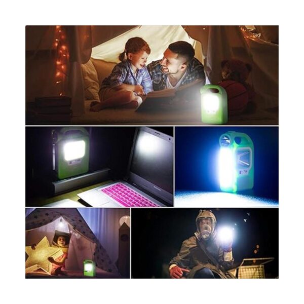 Linterna solar 3 en 1 recargable por USB más brillante COB_3